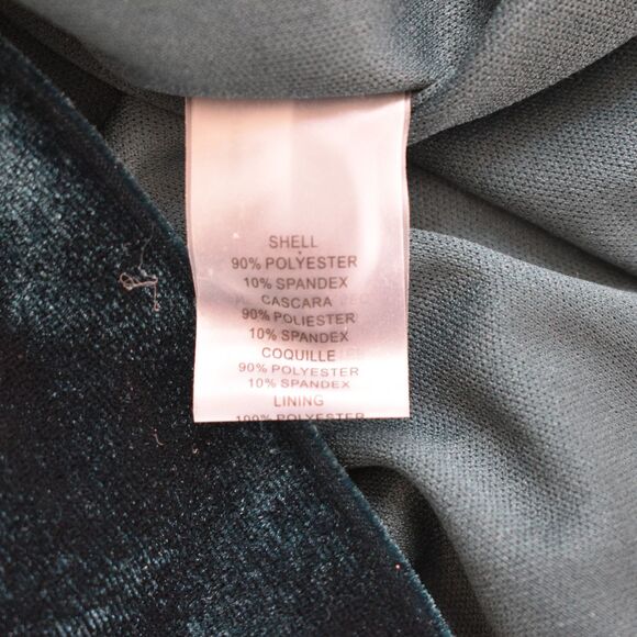 Vince Camuto Women's Emerald Green Off shoulder Ruched Cocktail Dress Size 14 - Picture 6 of 9